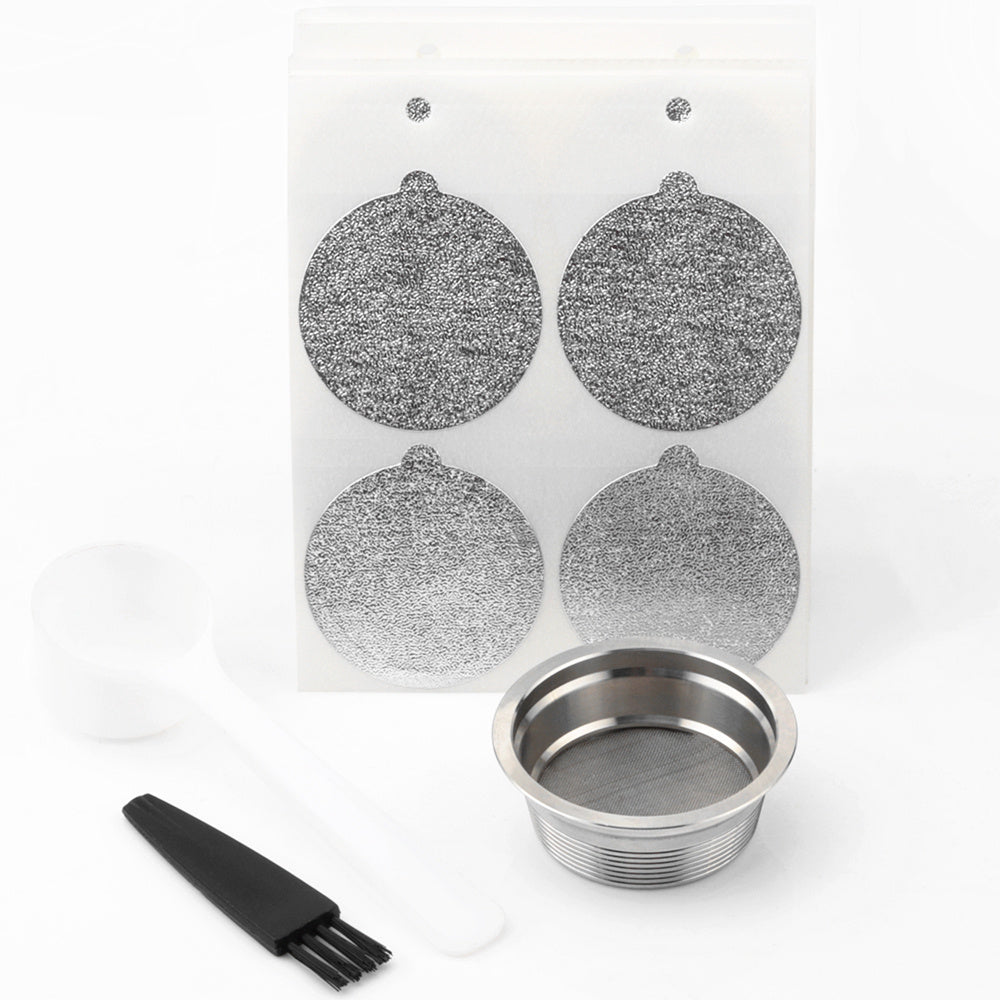 Stainless steel capsule reusable shell