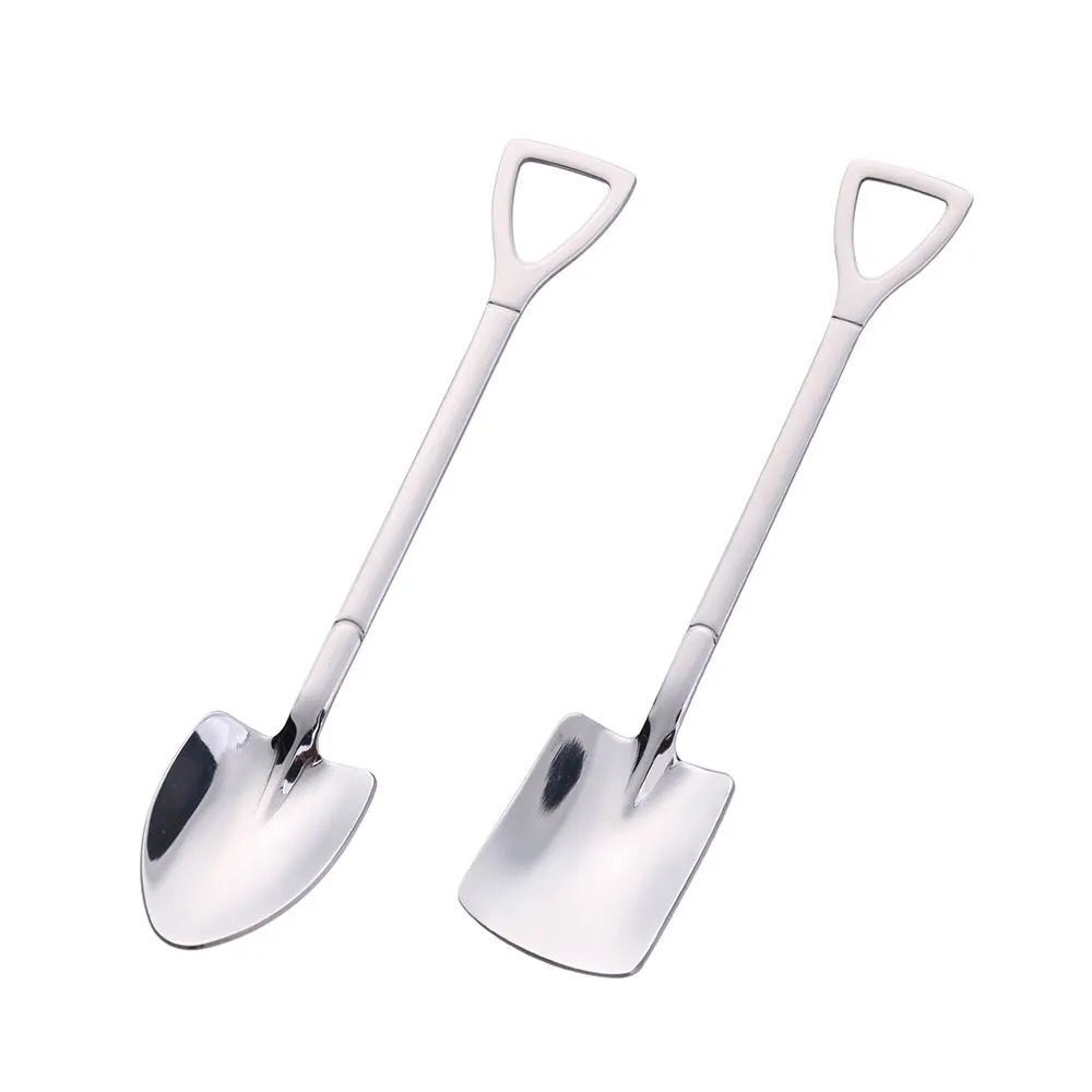 Stainless Steel Spade Creative Dessert Spoon