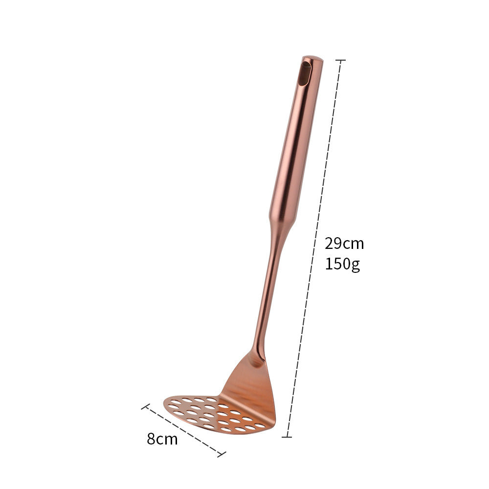 Stainless Steel Potato Masher Mashing Too