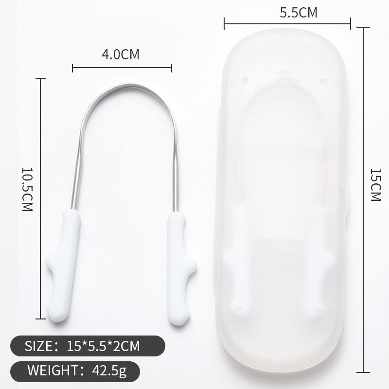 Cleaner Stainless Steel Set Tongue Scraper