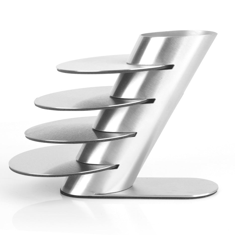 Creative Oblique Round Stainless Steel Placemat