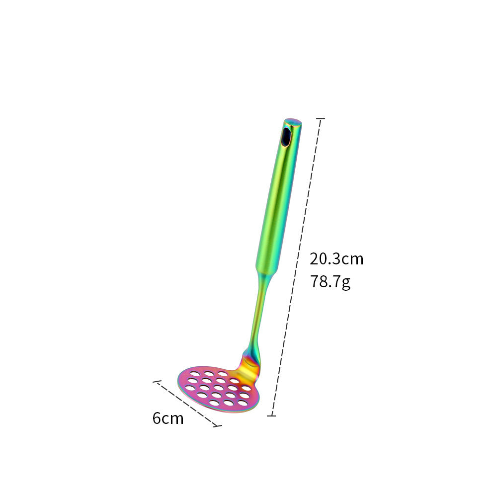 Stainless Steel Potato Masher Mashing Too