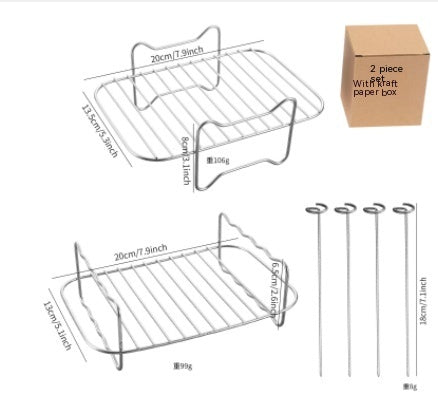 Baking Basket Pizza Tray Stainless Steel Rack