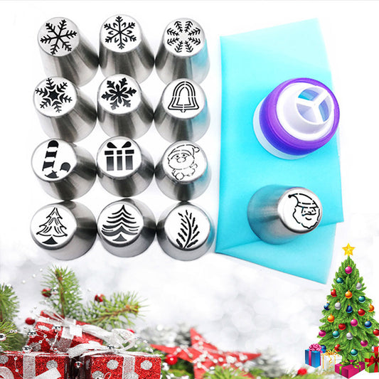 Stainless Steel Christmas Framing Nozzle Set
