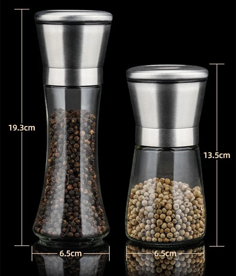 Stainless Steel Pepper Grinder Glass Manual