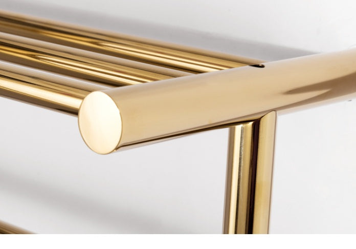Stainless Steel Golden Electroplating Towel Rack