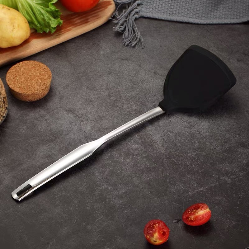 Stainless Steel Long Handle Silica Gel Shovel
